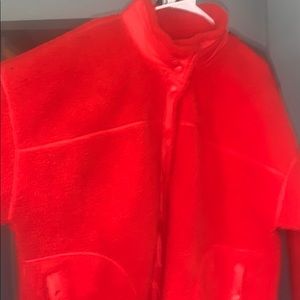 Red Sherpa jacket